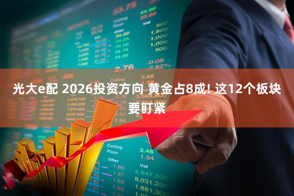 光大e配 2026投资方向 黄金占8成! 这12个板块要盯紧